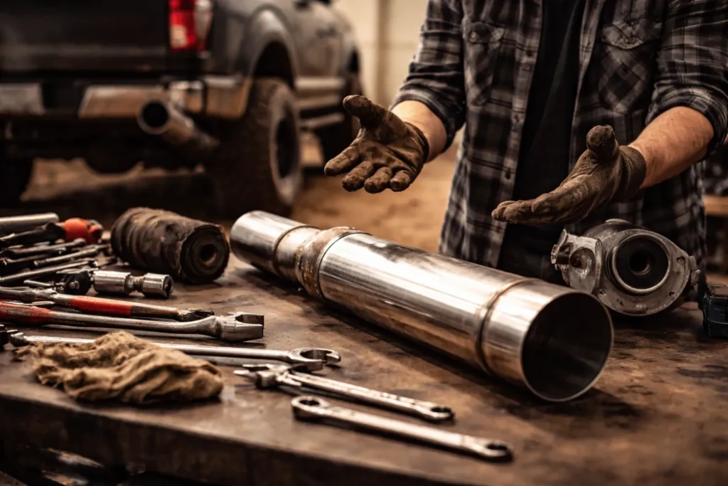 3.0 Powerstroke Straight Pipe 4