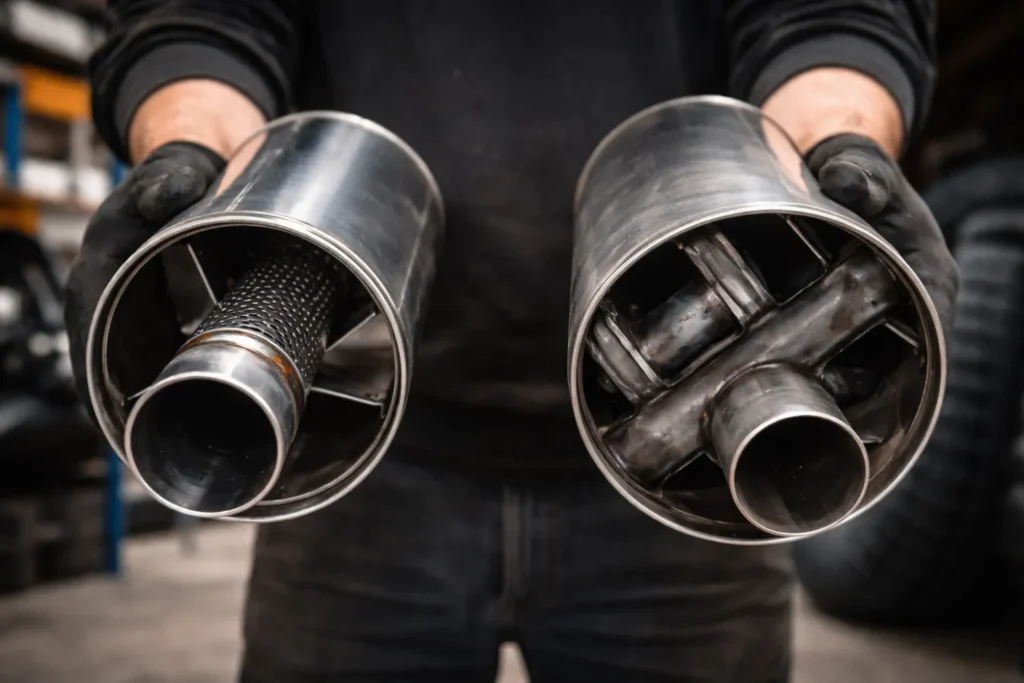 straight through muffler design 3